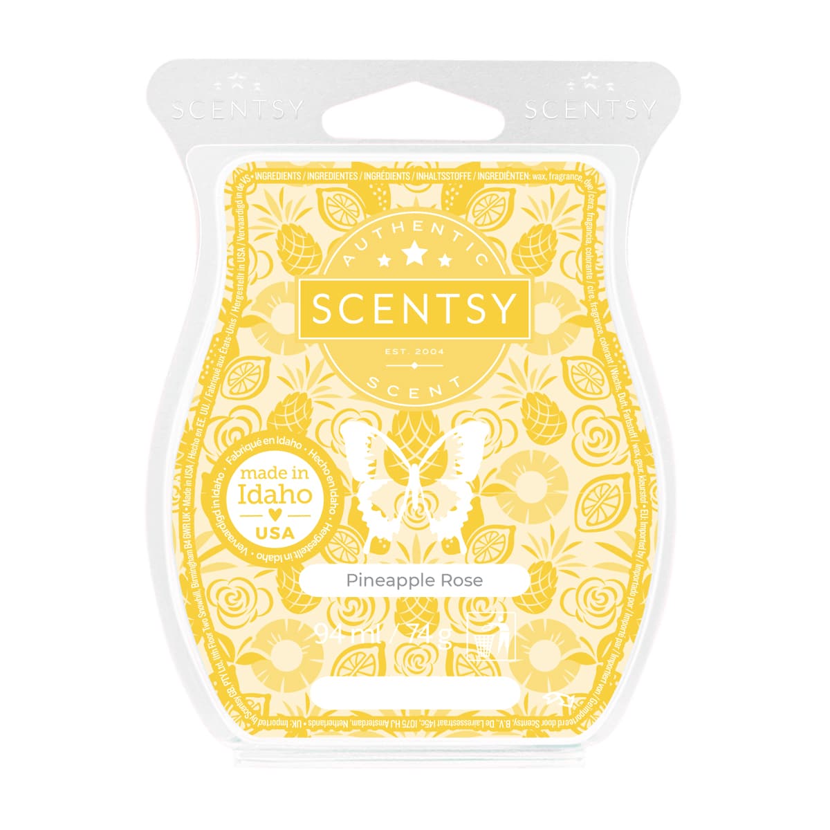 Pineapple Rose Scentsy Wax Wax Melt - Scentsy Warming Candles